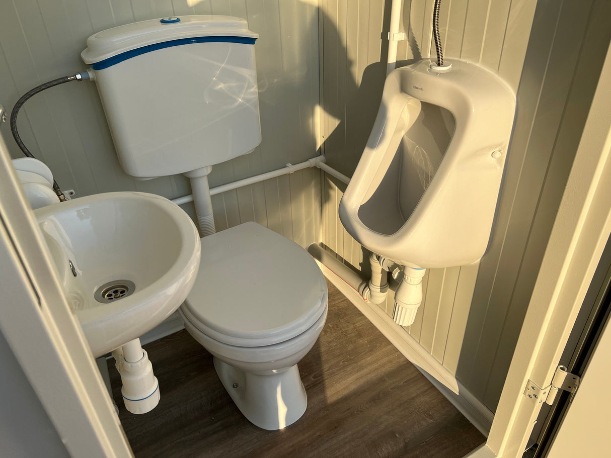 WC – Dusche Container ( 2x WC + 1x Dusche) 110x300 (SAN-316)