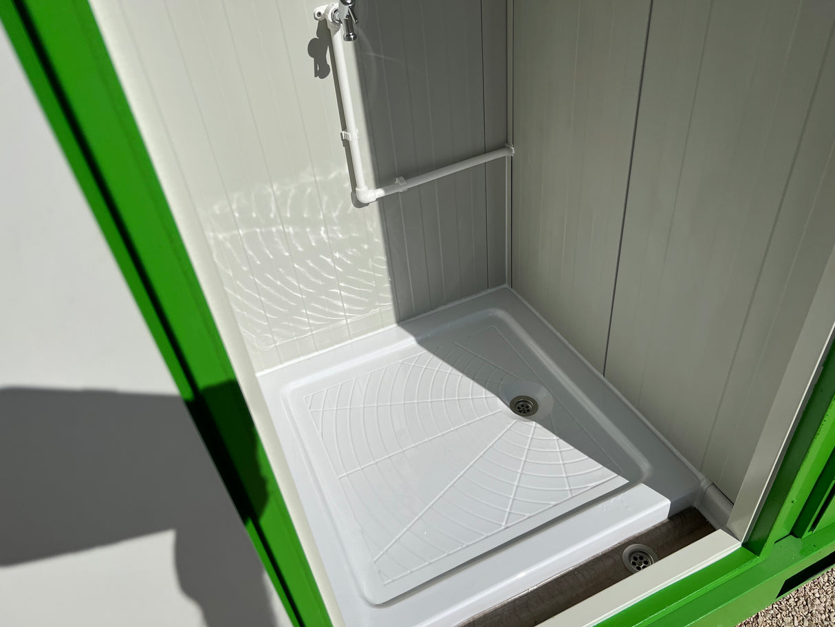 WC – Umkleide -Dusche Container ( 1x WC + 1x Umkleide +1x Dusche) 110x300 (SAN-314)