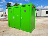 WC – Umkleide -Dusche  Container ( 1x WC + 1x Umkleide +1x Dusche) 110x300 (SAN-314)