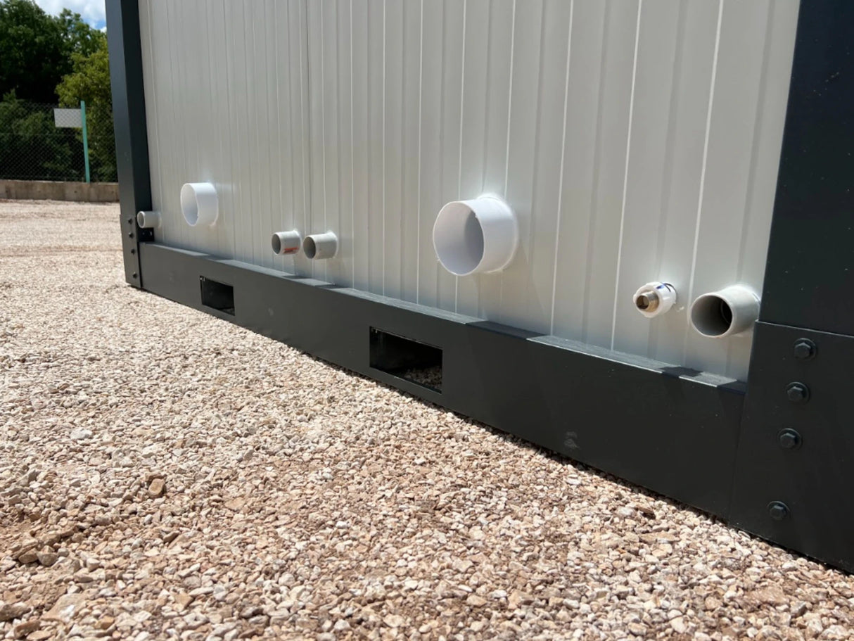 Dusch Container (Doppel Dusche) 120x220 (SAN-232)
